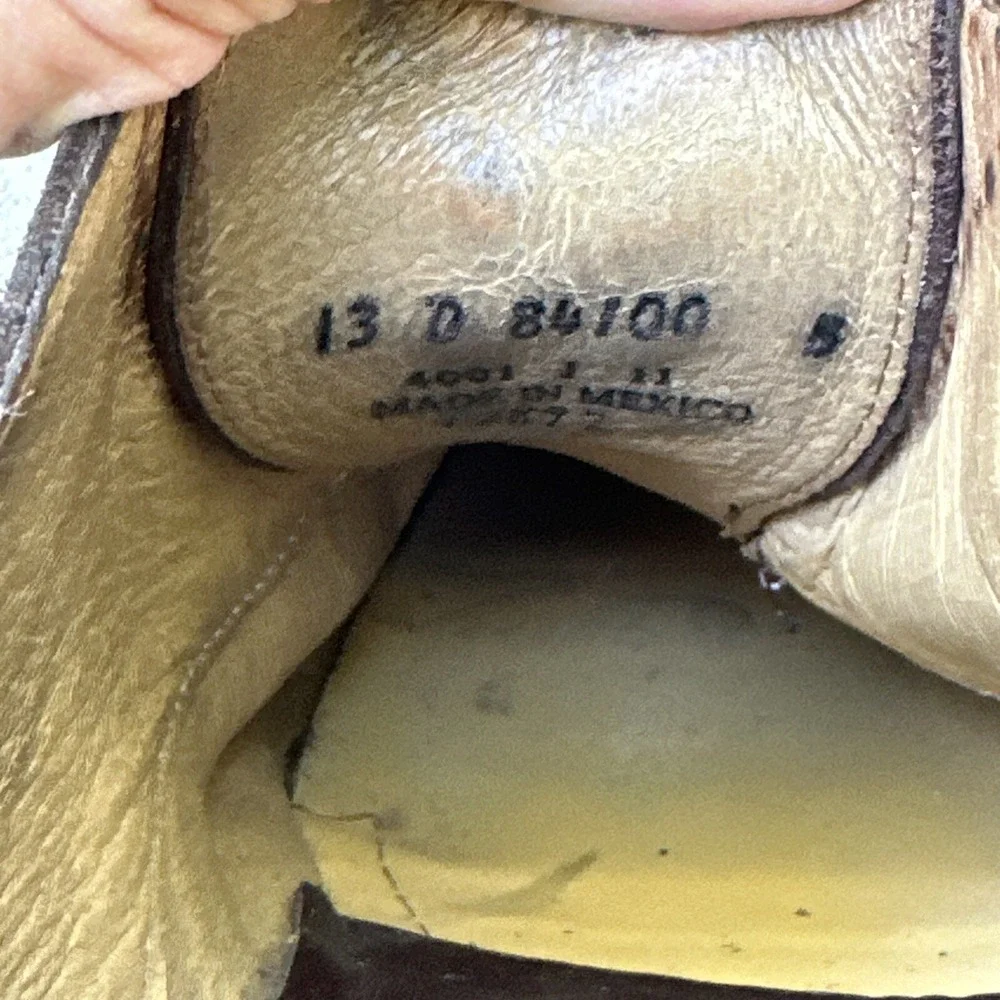 Frye Saddle Oxford Shoes Brown Suede Leather 84100 Casual Lace Up Mens Size 13D